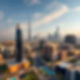 Skyline view of modern Dubai properties