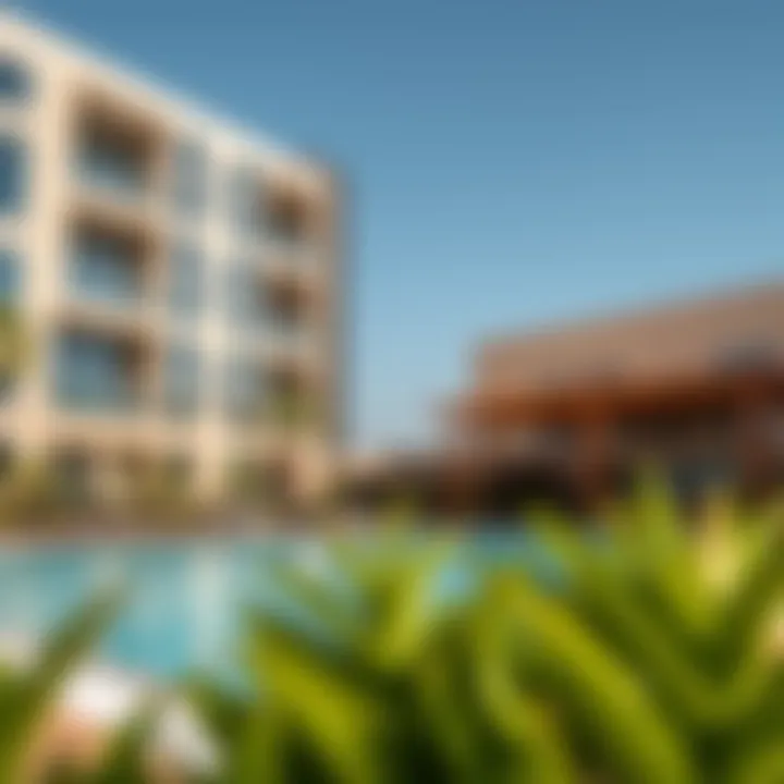 Community amenities including pool and gym facilities