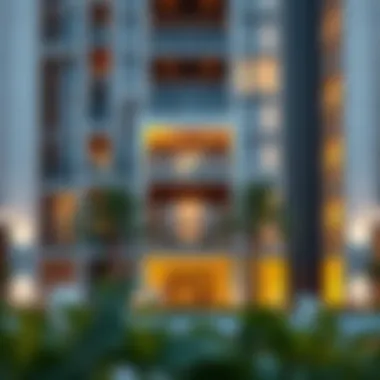 Architectural Beauty of Jumeirah Village Circle Apartments Modern apartment exterior showcasing architectural design