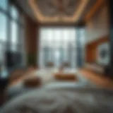 Luxurious apartment interiors in Dubai showcasing modern design.