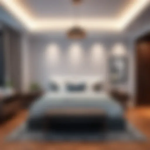 Modern room rental in Tecom with contemporary design