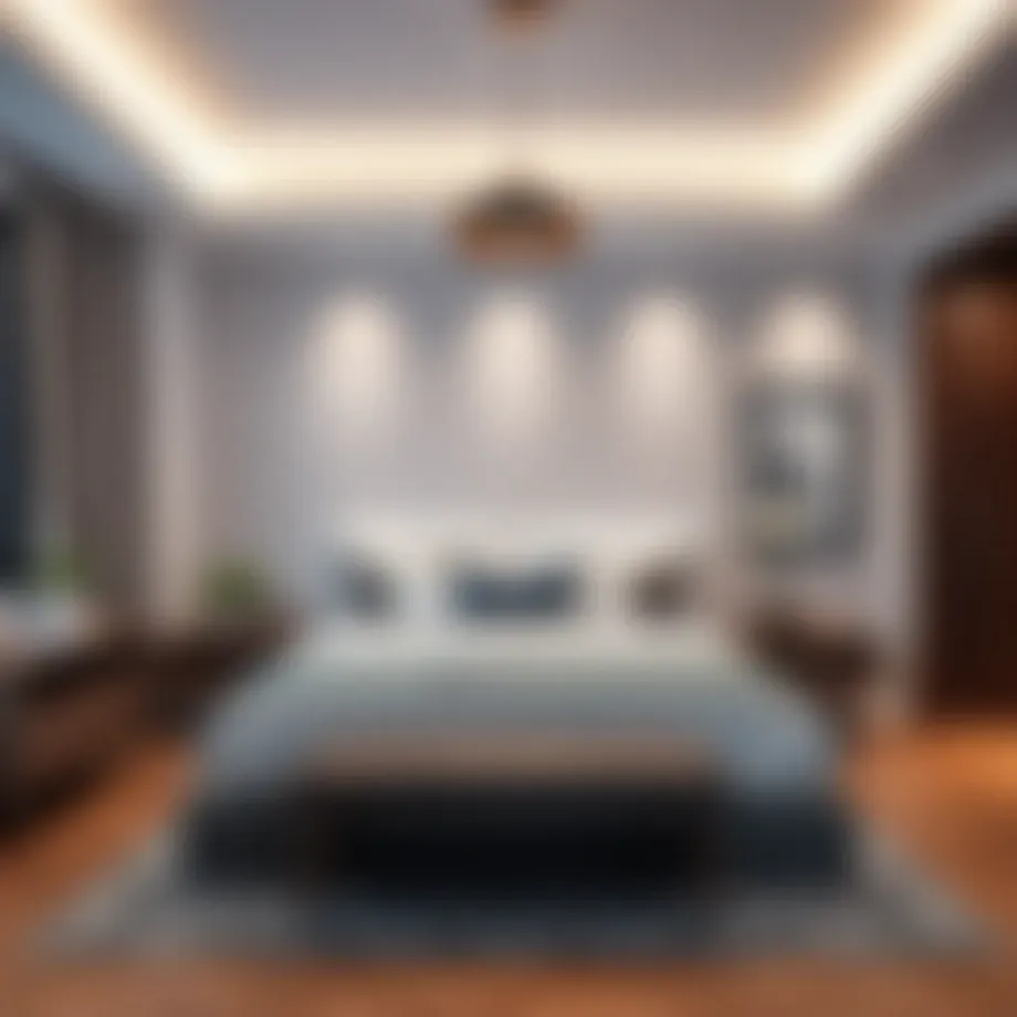 Modern room rental in Tecom with contemporary design