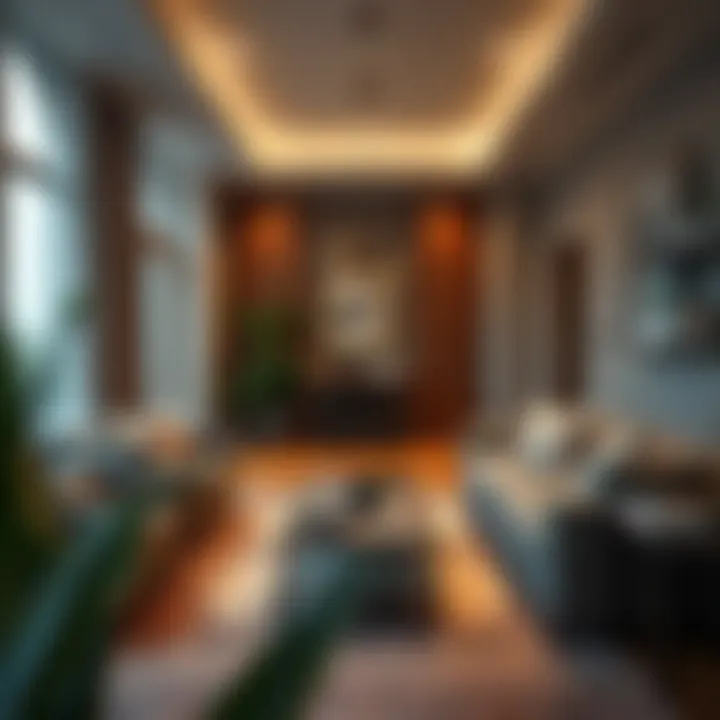 A cozy common area in a shared rental property in Satwa
