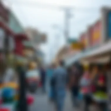 Local market in Satwa bustling with activity and diverse offerings