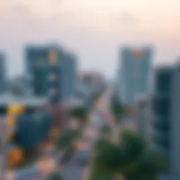 Scenic view of منطقة الروية showcasing modern residential architecture