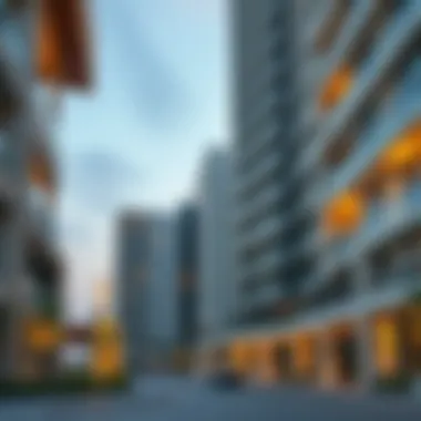 Contemporary architecture of Shams 4 showcasing urban design