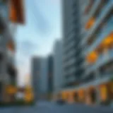 Architectural Elegance of Shams 4 Contemporary architecture of Shams 4 showcasing urban design