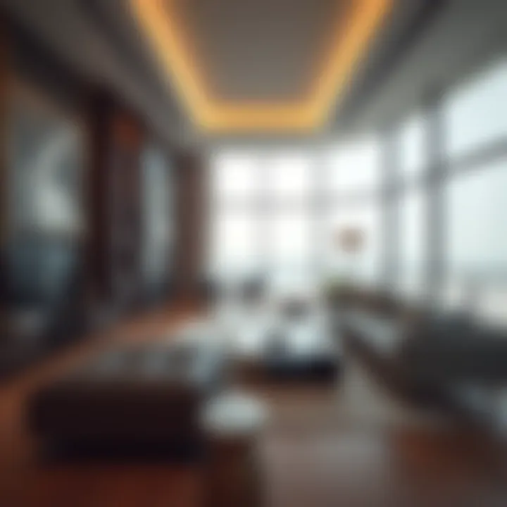 Luxurious interior design of a Dubai shoreline apartment