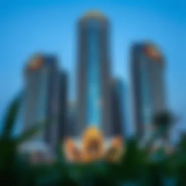 Stunning view of Silver Tower showcasing its architectural design