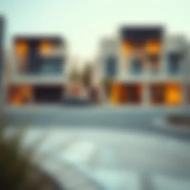 Modern architectural design of residential properties in Springs Meadows
