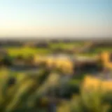Stunning landscape view of Springs Meadows in Dubai