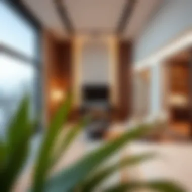 Luxurious studio living space near Burjuman Metro