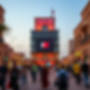Vibrant community scene in Al Quoz