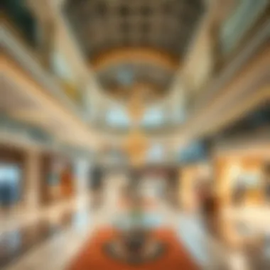 Interior layout of Tasheel Al Quoz Mall highlighting diverse retail spaces