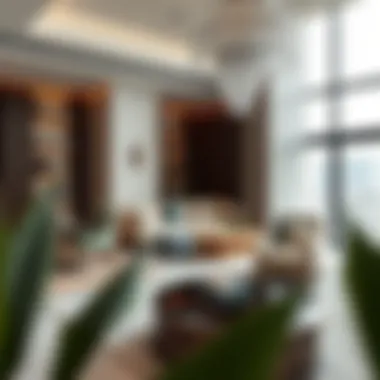 Modern interior design of a luxury apartment