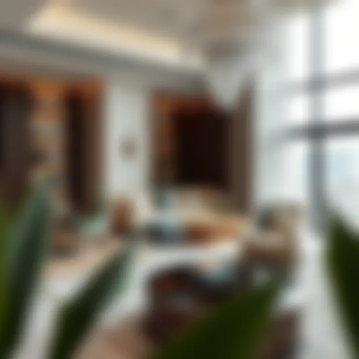 Modern interior design of a luxury apartment