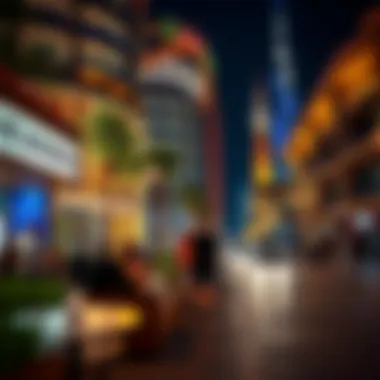 Vibrant nightlife scene in Jumeirah Beach Residence