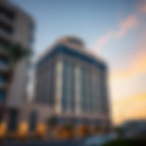 The stunning facade of the Al Owais Building