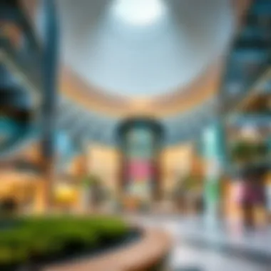 Innovative Design of Dubai Mall The Dubai Mall showcasing modern architecture