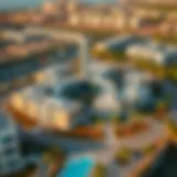 Stunning aerial view of the Azalea Masaar community