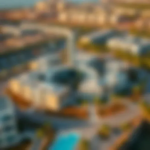 Stunning aerial view of the Azalea Masaar community