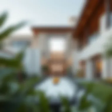 Modern Architectural Elegance of UAE Farmhouses Luxurious farmhouse with modern architecture in the UAE