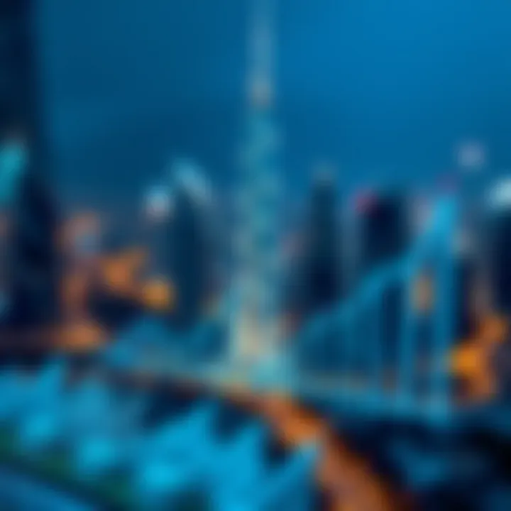Market analysis graph depicting investment trends in Dubai real estate