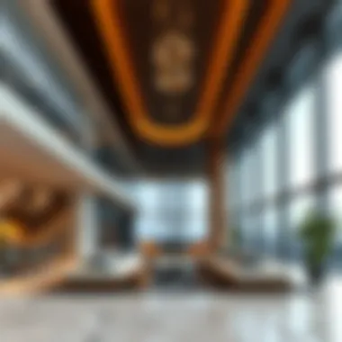 Innovative Interior of Cascade Tower Interior design showcasing innovative architectural features of Cascade Tower