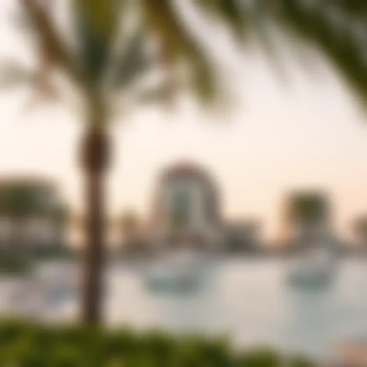 Waterfront property views near Al Qurm Beach