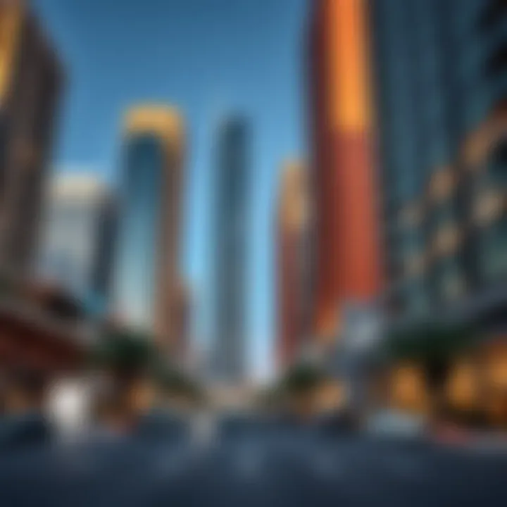 Modern architectural marvels representing the evolution of urban living