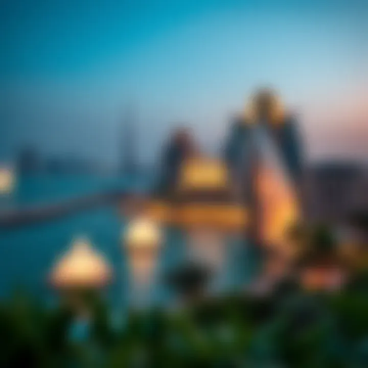 Luxury properties overlooking the Dubai Fountain