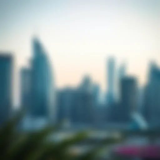 Iconic skyline of Dubai showcasing residential towers