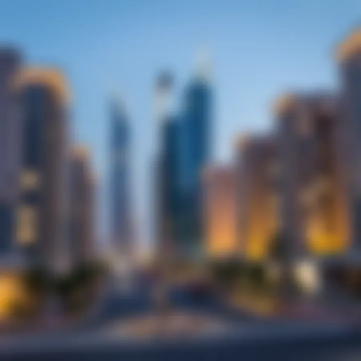 Infographic illustrating rental trends in Dubai