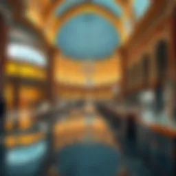 A breathtaking view of the Gold Souq's golden displays