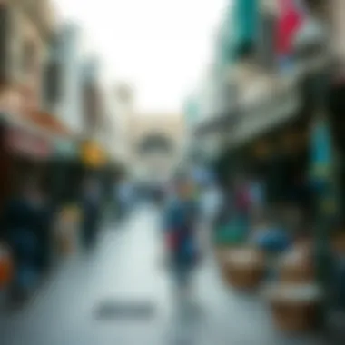 Cultural Vibrance of شويفات العين A bustling market scene in شويفات العين reflecting local culture and demographics