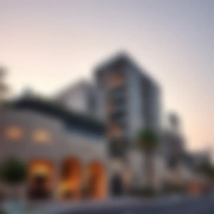 Architectural Harmony in Jumeirah Modern architectural marvels juxtaposed with traditional elements in Jumeirah