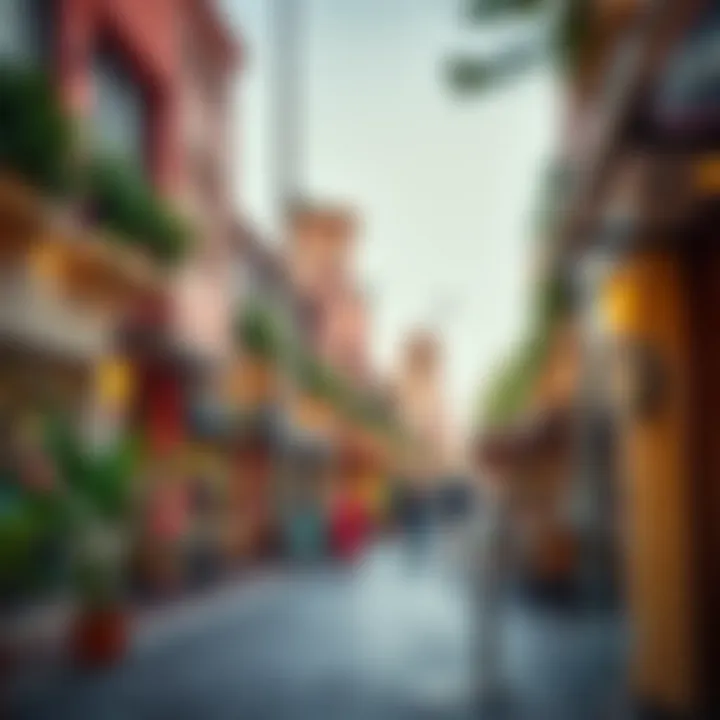 Cafes and Boutiques in Jumeirah Vibrant streets of Jumeirah filled with cafes and boutique shops