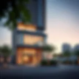 Exterior view of Le Reve Tower showcasing modern architecture