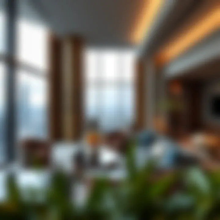 Luxurious interior of a Le Reve Tower apartment