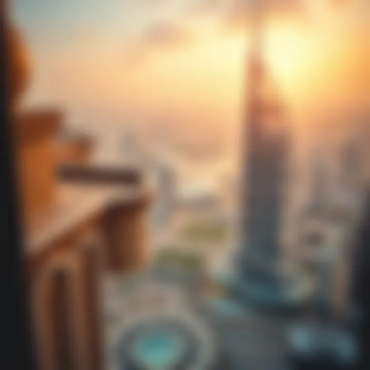 Scenic view from the Musa Tower highlighting its prime location