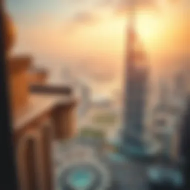 Scenic View from Musa Tower Scenic view from the Musa Tower highlighting its prime location