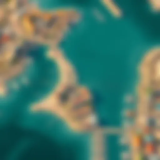 Detailed Map of Reem Island Detailed map of Reem Island highlighting key locations