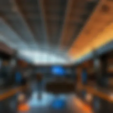 Interior view of Sports City Metro Station highlighting passenger facilities