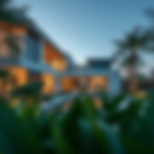 Stunning villa architecture showcasing modern design