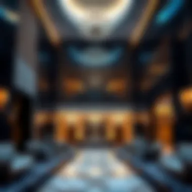 Interior of the Zubaidi Building reflecting luxury and contemporary style