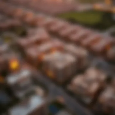 Aerial view of premium residential neighborhoods in Dubai