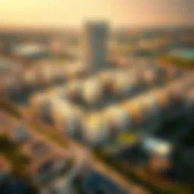 Aerial view of Victory Heights showcasing residential layout