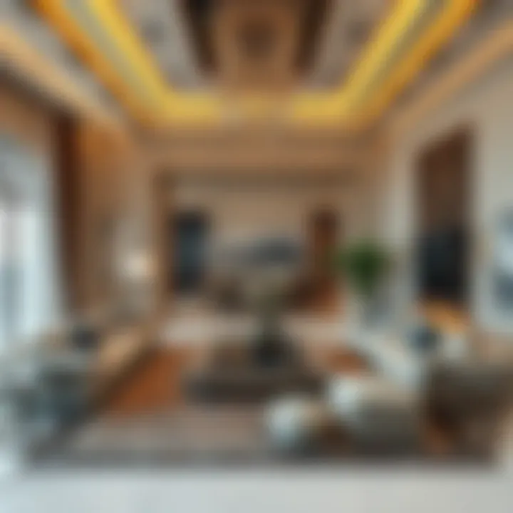 Luxurious villa living room in Jafiliya