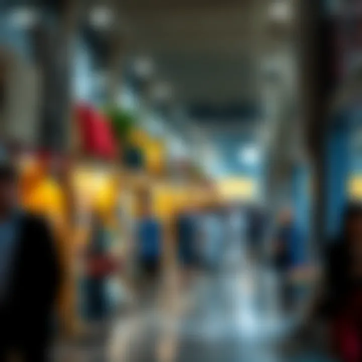 Bustling Atmosphere at Al Quoz 3 Warehouse Sale A bustling atmosphere during a warehouse sale