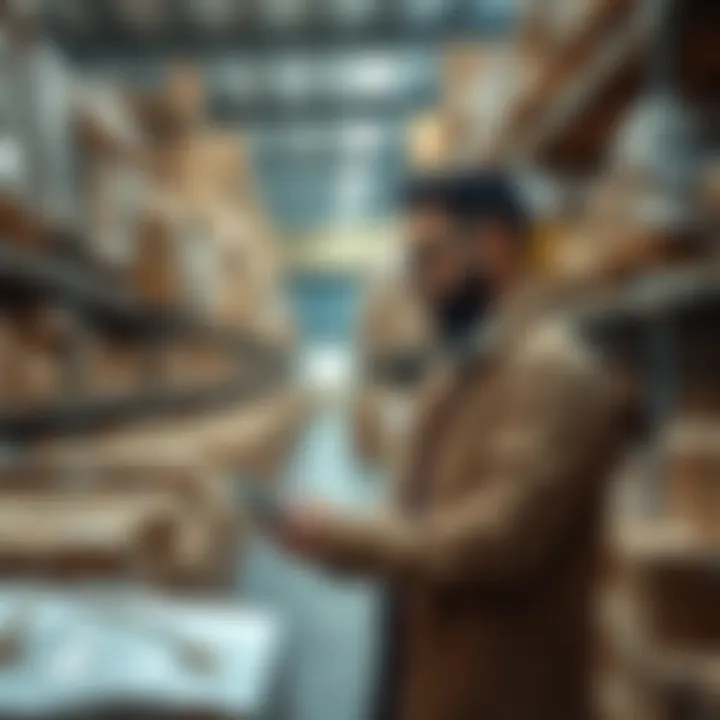 Quality Goods in Al Quoz 3 A buyer examining quality goods in a warehouse